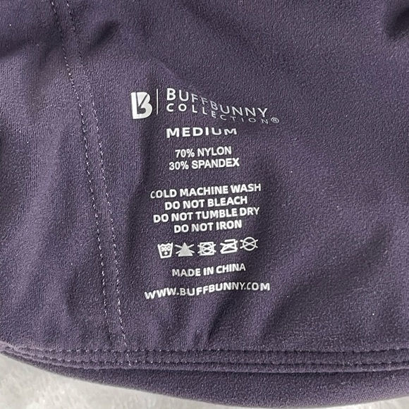 Buff bunny collection Twist-Front Sports  poshknit twist halter purple shadow - Picture 3 of 7